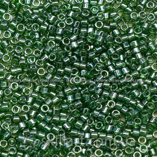 Бисер DB-1227 Miyuki Delica Beads 11/0 (блестящий, зелено-оливковый)